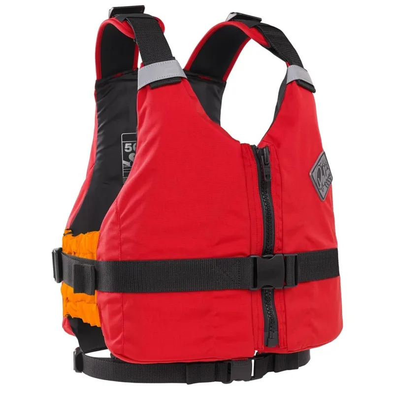 2025 Palm Equipment Heavy Duty Centre Zip Buoyancy Aid Red-3
